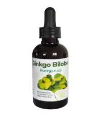 2oz Organic Ginkgo Biloba drops by Prorganics 20:1 extract tincture