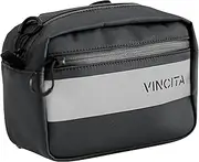 Vincita Bicycle Handlebar Bag for Road Bike - Storage Pouch For Road Bike, Mountain, E-bike Folding Bike - Road Bike Front Handlebar Bike Bag With Shoulder Strap - Bicycle Accessories(Black)