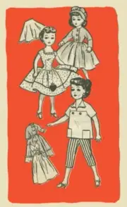 Pattern for 18" Miss Revlon Fashion Doll Pattern #9085
