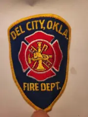 Del City Oklahoma Fire Department Iron-on Patch