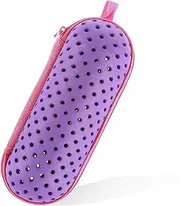 Songholee Swim Goggle Case, Goggle Case with Drain Hole for Swimming Goggles Sunglasses Zipper Eyeglasses Case Protective Cases for Goggles Men Women Swimming Accessories