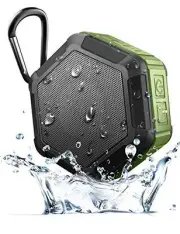 SOWTECH Portable Bluetooth 4.0 IPX5 Waterproof Wireless Speaker - Army Green