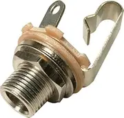 Switchcraft 1/4" Mono 2-Conductor Input Jack, Open Circuit,