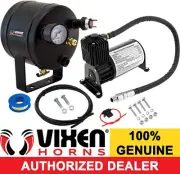 0.5 GAL AIR TANK/150 PSI COMPRESSOR ONBOARD SYSTEM KIT F/TRAIN HORN 12V VXO8705B