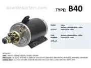 Evinrude / Johnson starter motor suits 40hp-60hp from 1960-1997
