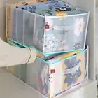 Closet Organizer with Handle Storage Clear Visible Wardrobe Storage Box