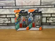 Mega Construx Heroes Futurama Action Figure Building Toy LOT includes "FRY" & "B