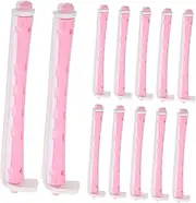 BELLIFFY 12 Pack Women's Hair Perm Rods Curling Perm Rods for Hair Styling Safe Light
