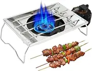 Camping Stove | Portable Grill Cooking Burner - Multi-functional Lightweight Outdoor Cooker, Backpacking Burner Cooking Accessories for RV Travel Camping Survival