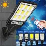 9900000LM Commercial LED Solar Street Light Motion Sensor Dusk-to-Dawn Road Lamp