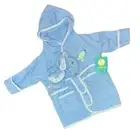 NWT Spasilk Baby 0-9M Blue Terry Cloth Towel Hooded Bath Robe & towel shoes