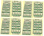 OFFIGAM 10pcs Transparent Guitar Fretboard Sticker Notes Map Labels Easy Install Fret Decals for Acoustic Electric Guitar Learn Chords Notes Quickly Durable High Grade Material