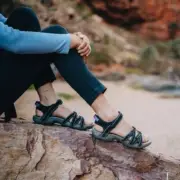 Teva Size 6.5 Black Grey Tirra Strappy Sandals Sports Outdoor Hiking N22-4