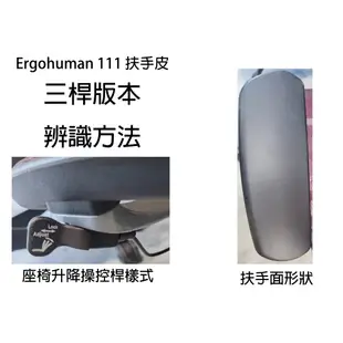 Ergohuman 111 專用扶手 扶手 扶手墊 靠墊 Ergohuman111 111 維修 配件