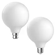 9w LED B22, E27 G125 Globe Warm White 2700k, Daylight 6500k 65986~65989 Dimmable