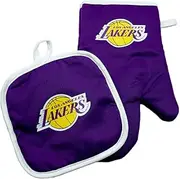 Los Angeles Lakers Oven Mitt & Pot Holder Purple