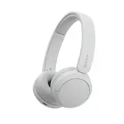 Wireless On Ear Headphones White 50 Hours Battery Bluetooth Noise Cancelling
