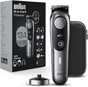 Braun All-in-One Men's Shaving Kit Series 9 9440, 13-in-1 Beard, Face, Nose, Ear Trimmer, Hair Clippers, Body Groomer and Manscaping