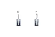 2PK Annabel Trends Check Luggage Tag Suitcase Bag Label Accessory 11cm