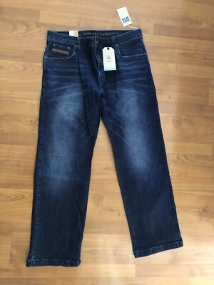 Prana Men's Axiom Jeans - Organic Cotton - Rinse Chipped Wash - 36 x 32