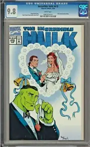 Incredible Hulk #418 CGC 9.8 White Pages Rick Jones Marriage Cover