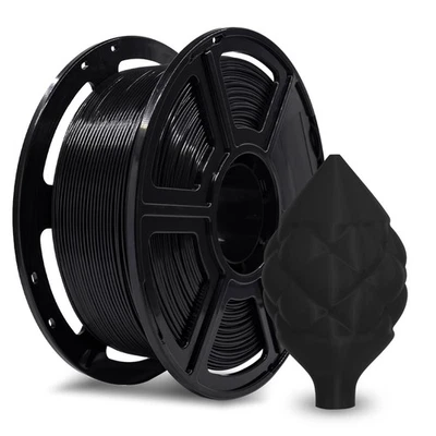 ABS Pro Filament 1.75mm Black 1kg for 3D Printing Heat-Resistant Parts