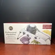 PL8 Professional Mandoline Slicer Adjustable Straight Waffle Julienne (7373) New