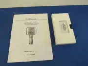 GLOBUSCOPE CAMERA INSTRUCTIONAL VHS VIDEO TAPE AND INSTRUCTION BOOKLET