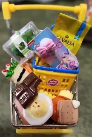 Mini Shopping Cart Filled Basket Metal Handcart Brands + More *Actual Photo* (3)