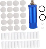 Gadpiparty Oil Water Separator Filter for High Pressure Pump Alloy Aluminum Efficiently Separates Oil and Water for Air Tool Performance Easy Installation