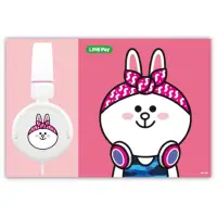在飛比找蝦皮購物優惠-(全新) LINE 兔兔耳機 耳罩式耳機 headphone