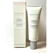 Mary Kay Medium Coverage Foundation Ivory 202 Gray Cap NEW Discontinued