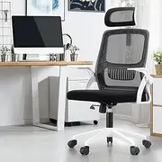 [OIKITURE] Ergonomic Office Chair with Mesh Back Gaming Chair Computer Set for Home Office Furniture