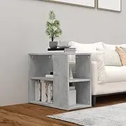 Wooden Accent Buffet Sideboard, Storage Rack with 2 Shelf, Book Cabinet Side Cabinet Sofa Table for Living Room Dining Room Kitchen Hallway 60 x 30 x 50 cm