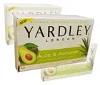 YARDLEY LONDON SOAPS 4.25oz ALOE & AVOCADO Skin Moisturizing Soap FREE SHIPPING