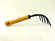 5-Tines Heavy Duty Hand Claw Rake Cultivator Garden Tool New-Free Pair of Gloves