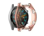 Compatible Huawei Watch GT Watch Case Soft TPU Protector Case Frame Protective Sleeve Bumper Protection Case-Orange