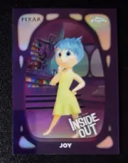 2024 24 Topps Chrome Disney Inside Out Headquarters Insert card HQ-1 JOY Pixar