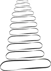 LALADEFIEE Vinyl Machine Belt Record Player Belt 11pcs Drive Belt for Turntable Phonograph Parts Accessory