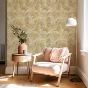 [Namly Design] Elegant Leaf Pattern Wall Paper