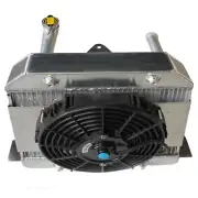 Ford Pinto engine (circa 1974) CUSTOM Radiator for 1964 Morgan 4/4 With 2.0lt