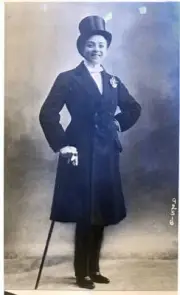 Vesta Tilley Actress Male impersonator 1919 Old Historic Photo