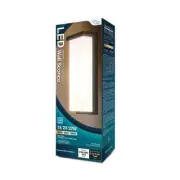 Euri Lighting EOL-WL61BK-1100esw Color Select Outdoor LED Wall Light