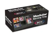 Modular Sorting Tray - BCW - Sort Sports Cards - Six slots per tray