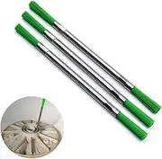 NentMent 3 Pack Washer Washplate Pulsator Cleaning Brush 9 inch Double-ended Washing Machine Wave Wheel Cleaner Brush for Washer Plate Water Blade Water Leaf Turntable Board Bleach Dispenser Cup