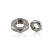 Qty 1 Hex Lock Nut M8 (8mm) Metric Stainless SS 304 A2 70 Thin Half Jam