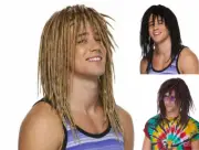 DREADLOCKS MENS WOMENS RASTA DREADS COSTUME WIG BOB MARLEY SURFER DUDE CAVEMAN