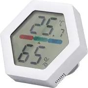 Digital Thermometer Hygrometer, Indoor Temperature and Humidity Gauge, with Air Comfort Indicator, Stable Stand, for Office, Garden, Cellar, Warehouse