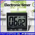 Digital Kitchen Timer Cooking Count Up Countdown Alarm Magnet Clock (Black) AU