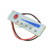 12V Li-ion Battery Capacity Tester Display Panel 5 LED light Power Indicator